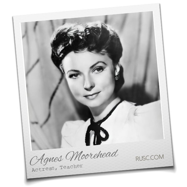 Agnes Moorehead - A True Icon